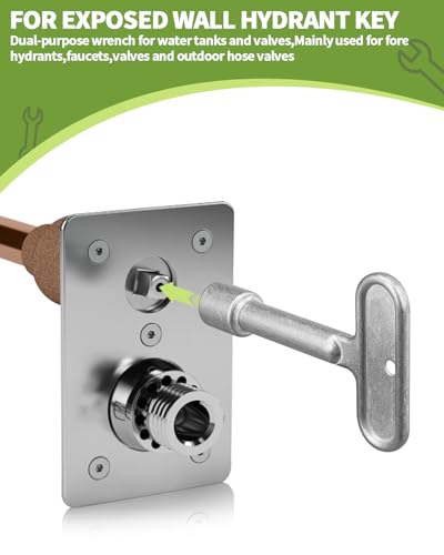 3/8'' Hydrant Key Compatible with Zurn P1300-PART-13-KEY | Hand Tools - Image 4
