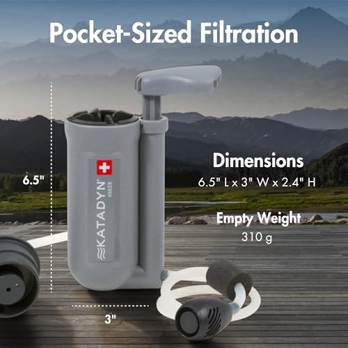 Katadyn Hiker Pump-Action Water Filter, 11 oz - Image 7