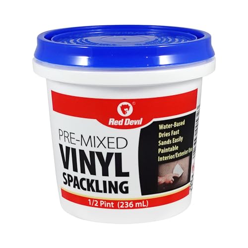 Red Devil 0532 Pre-Mixed Vinyl Spackling, 1/2 Pint - Image 2