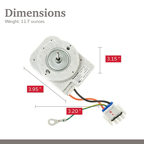 Parts Master Replacement for GE Refrigerator Evaporator Fan Motor - Image 3