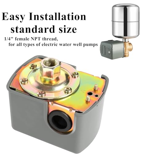 Pressure Switch for Well Pump, 40-60Psi Well Pressure Switch - Image 4