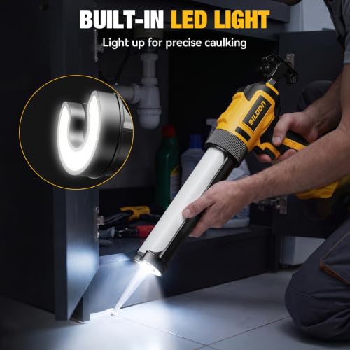 Electric Caulking Gun Compatible with Dewalt 20V Max | Home Repair - Image 6