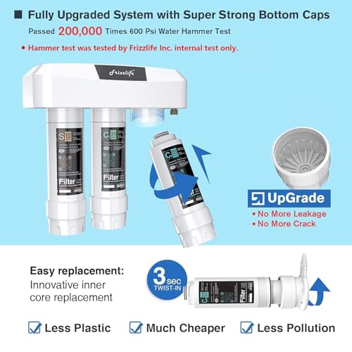 Frizzlife Under Sink Water Filter System, NSF/ANSI 53&42&372 - Image 7