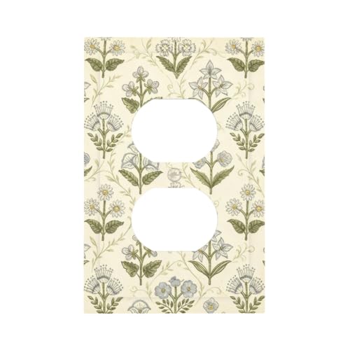 Rustic Flower Floral Boho Wildflower Light Switch Covers - Image 2