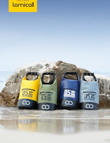 Lamicall Dry Bag Waterproof Backpack with Phone Pouch - Image 3