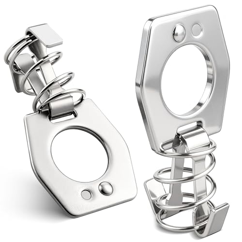 RV Water Heater Door Latch 2 Pcs Stainless Steel Cam Lock - Image 2