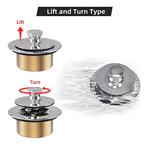 Citymoor Bathtub Drain Kit with Two-Hole Overflow | Beauty & Personal - Image 4