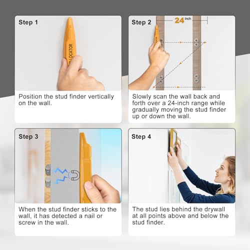 Stud Finder, Magnetic Stud Finder Easy to Use - Image 6