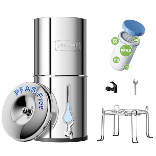 Purewell PFAS-Free 6-Stage Gravity Water Filter System with PC - Image 2