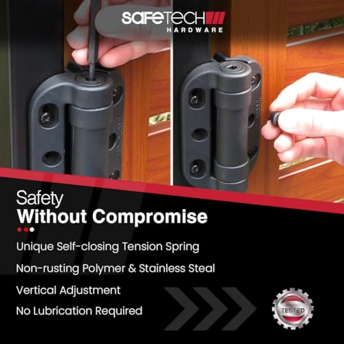 TopKlik Self Closing Gate Hinges | Self-Aligning Heavy Duty - Image 7