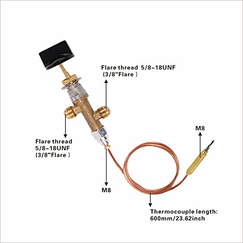 Low Pressure LPG Propane Gas Fireplace Fire Pit Flame - Image 3