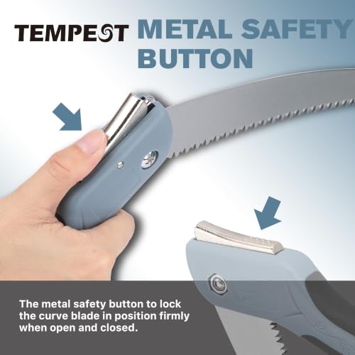 TEMPEST 10" Folding Hand Saw, Triple-Cut Razor Teeth - Image 4