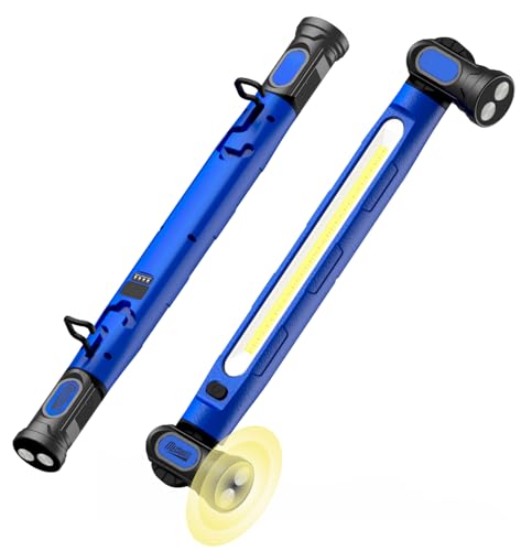 Magnetic Cordless Under Hood Work Light Bar for Mechanics-Blue - Image 2