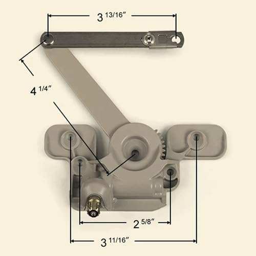 Non-Handed Casement Window Split Arm Operator Compatible - Image 5