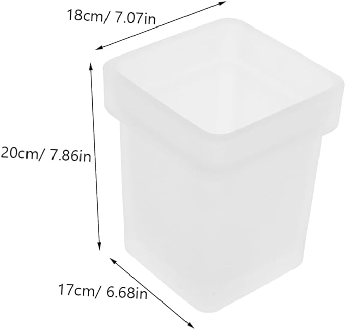 Unomor Heavy Duty Toilet Brush Holder Ceramic Bowl Brush Cup Slip Design for Easy Storage Cleaning