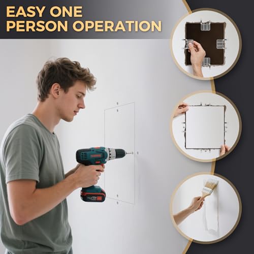 32 Pack Drywall Repair Clips,Easy Install Drywall Clip - Image 6