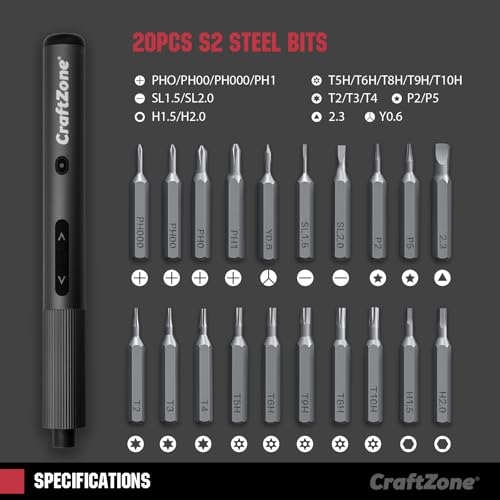 Cordless Electric Screwdriver, Mini Precision Screwdriver Set - Image 3