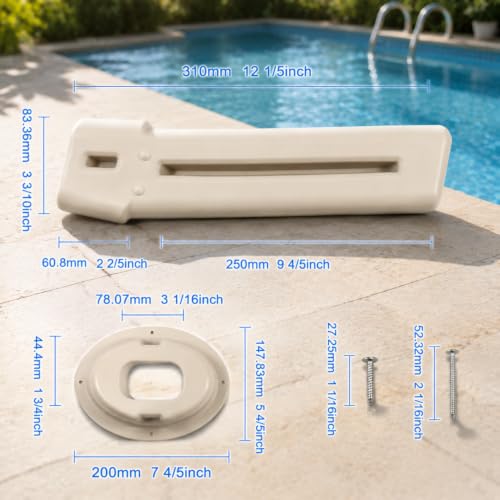 CK7200 Deck Mount Conversion Kit for 7200 Roll-Guard A-Frame Pool - Image 3
