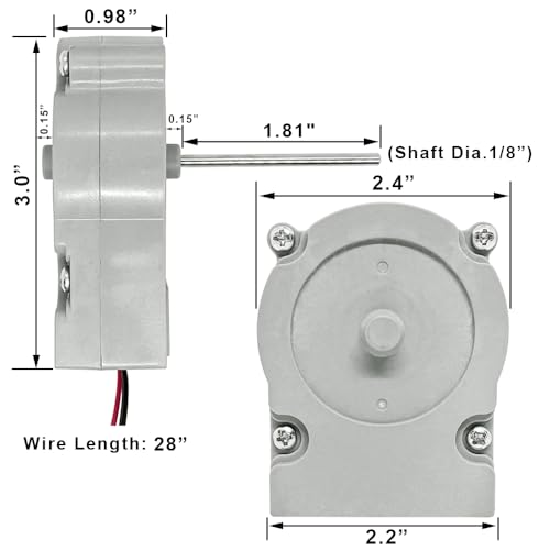 EAU63923603 Refrigerator Evaporator Fan Motor for LG Kenmore - Image 4