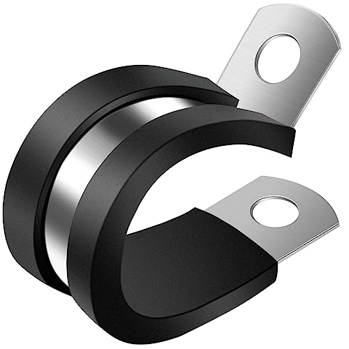 ZIPCCI 1 Inch Cable Clamp, 15 Pack Stainless Steel Wire Clamp - Image 2