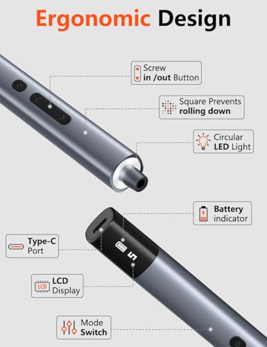 Soleilwear Electric Precision Screwdriver, 80pcs Mini | Hand Tools - Image 7