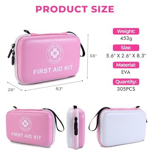 Premium First Aid Kit - 305 Piece Dual-Color Emergency Kit - Image 3