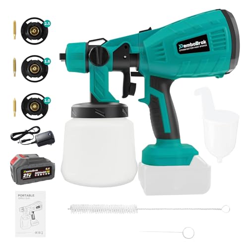 21V Cordless Paint Sprayer, 1000ml Container HVLP Handheld - Image 2