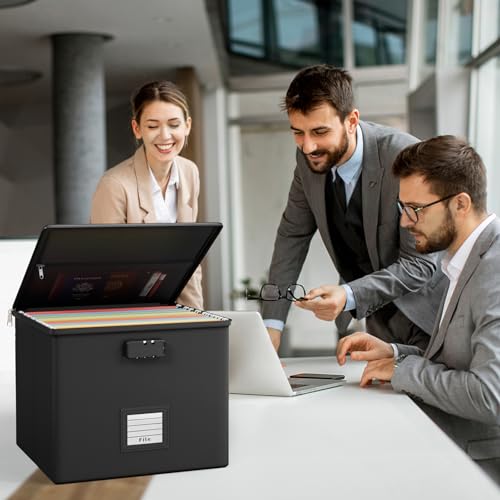 Fire Proof File Box for Documents - Portable Fireproof - Image 3
