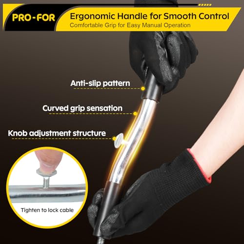25 Ft Handheld Drain Auger, 3/8 In Manual Plumbing Snake - Image 6