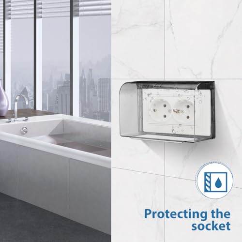NUOBESTY Waterproof Socket Cover Adhesive Socket Box | Hand Tools - Image 6