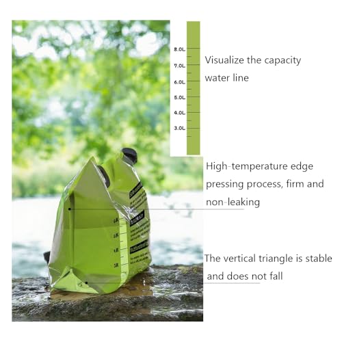 Collapsible Water Storage Bag - 8L Leakproof Portable - Image 5