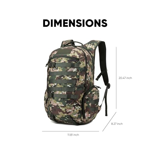 35L Tactical Backpack for Men, MOLLE Military Bug Out Bag - Image 4