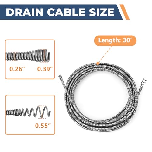 21338 Spin Cable Replacement for Ridgid Auto-Spin Drain - Image 3
