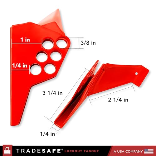 TRADESAFE Ball Valve Lockout Device for 1/4 inch to 1 inch Pipe - Image 3