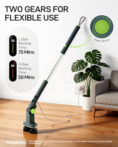 Electric Spin Scrubber Cordless Cleaning Brush - Image 5