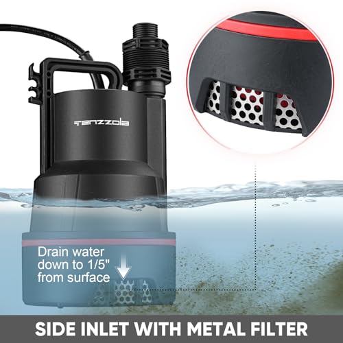 Sump Pump Submersible Utility Water Pump Thermoplastic - Image 4
