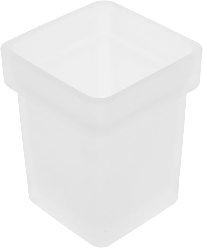 Unomor Heavy Duty Toilet Brush Holder Ceramic Bowl Brush Cup Slip Design for Easy Storage Cleaning