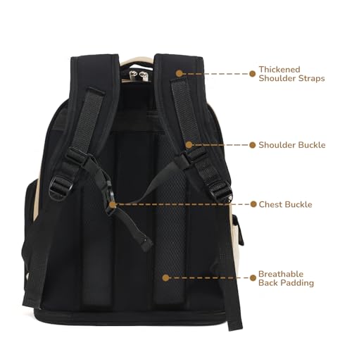 Cat Backpack Carrier, TSA Airline Approved Pet Travel Bag - Image 6