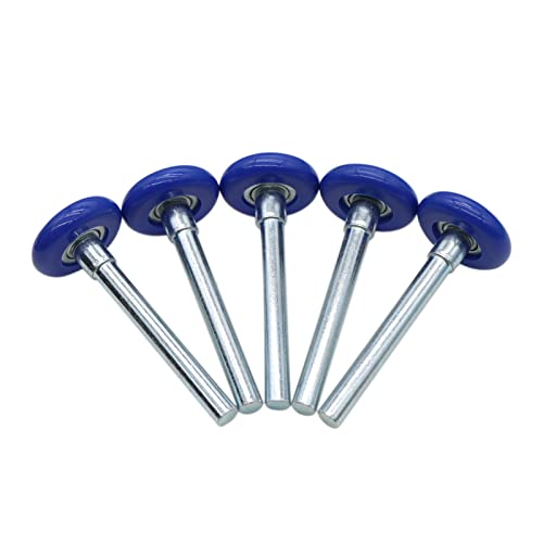 Garage Door Roller, Blue 1.8" Quiet Nylon Garage Door Wheels 4" - Image 4