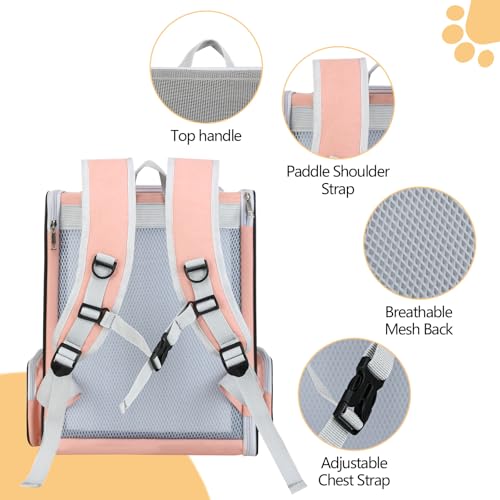 Cat Backpack Carrier Large Pet Backpack for Small Dog | Pet Essentials - Image 5