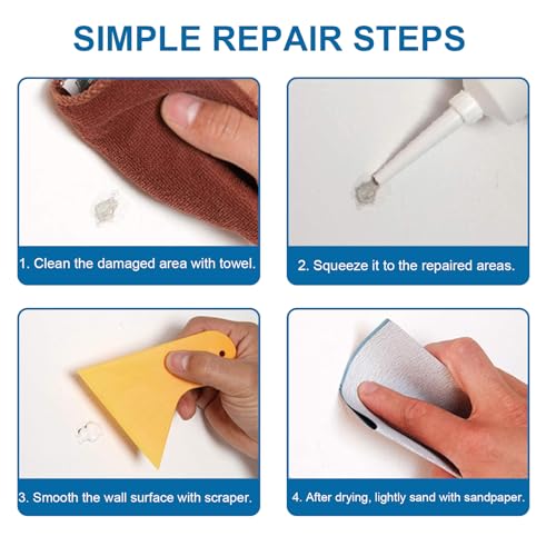 2Pcs Wall Repair Paste Tube, Drywall Repair Kit - Image 5