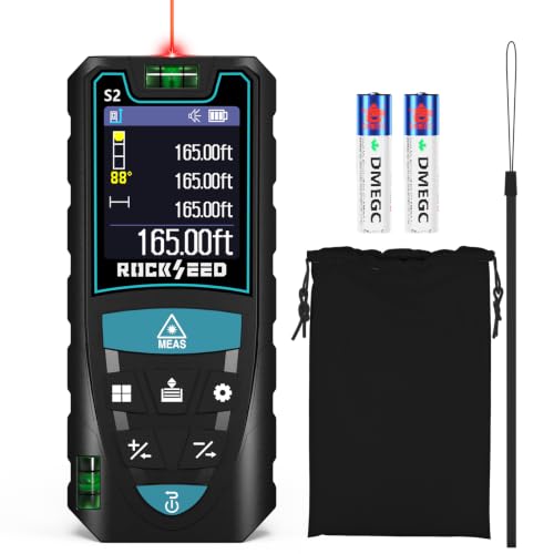 Laser Measuring Tool 165ft, RockSeed S2C Red Beam Laser - Image 2
