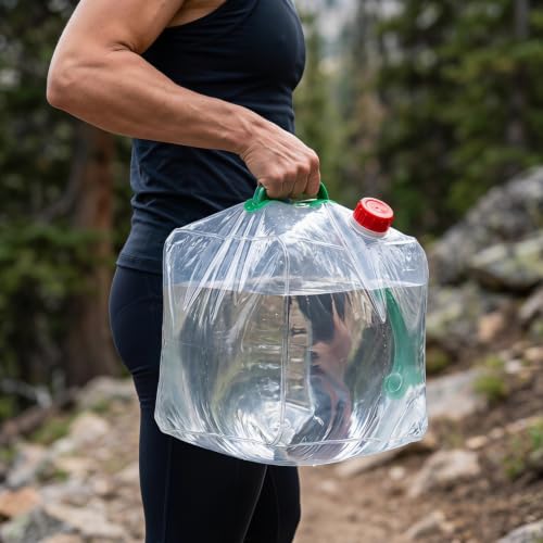 5 Gallon Collapsible Water Jug Water Container with Spigot - Image 2