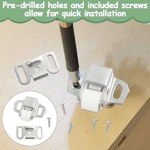 Mailbox Latch Replacement Kit, Cabinet Door Catch Roller - Image 6