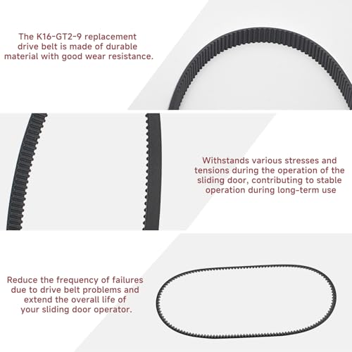 K16-GT2-9 Drive Belt Sliding Door Operator Compatible - Image 5