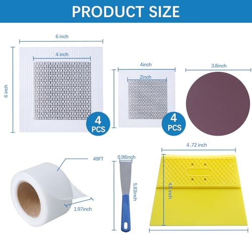 Drywall Repair Kit,Drywall Hole Patch Repair Kit to Fix | Home Repair - Image 3