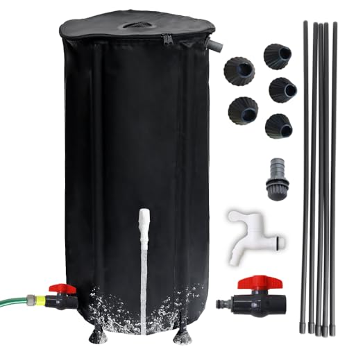 Japard 16 Inch Slim Rain Barrel Water Tank Collapsible - Image 2
