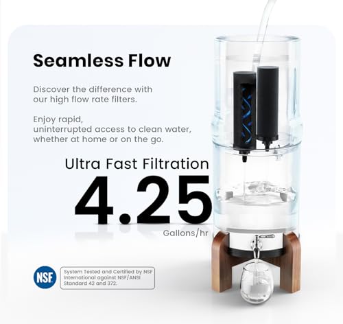 Phoenix Gravity 2.25G Stainless Steel Water Filter with 2 Carbon - Image 6