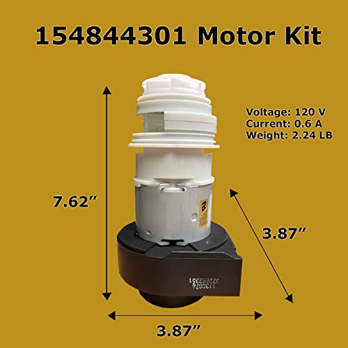 154844301 Dishwasher Circulation Pump Motor with O-rings - Image 3
