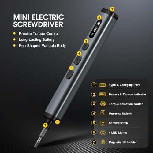 Mini Electric Screwdriver Set,85-in-1 - Image 4